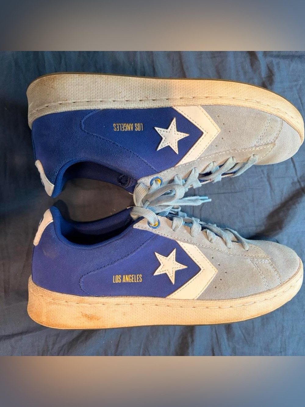 Converse Low-Top Sneakers - Blue & White